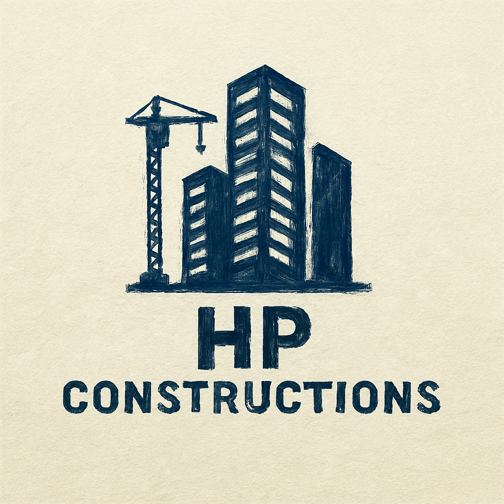 Premium luxury interior — a HP Constructions residence with floor-to-ceiling windows and natural materials